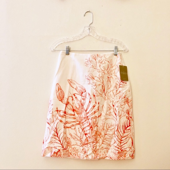 Anthropologie Dresses & Skirts - NWT Anthropologie lobster print skirt